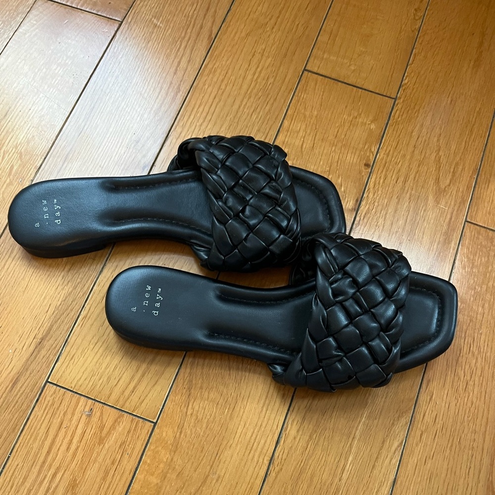 Braided Slip on Sandals